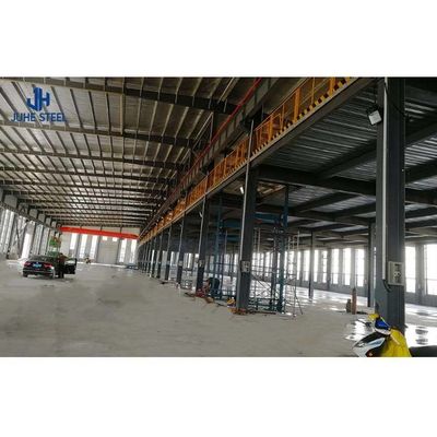 Baja Ringan Q355 Q235 Frame Prefab Struktur Baja Hangar Untuk Gudang Rumah bengkel