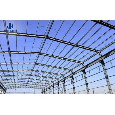 Baja Ringan Q355 Q235 Frame Prefab Struktur Baja Hangar Untuk Gudang Rumah bengkel
