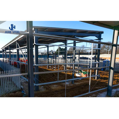 Q355 Q235 Kerangka utama baja ringan untuk gedung bengkel prefabrikasi