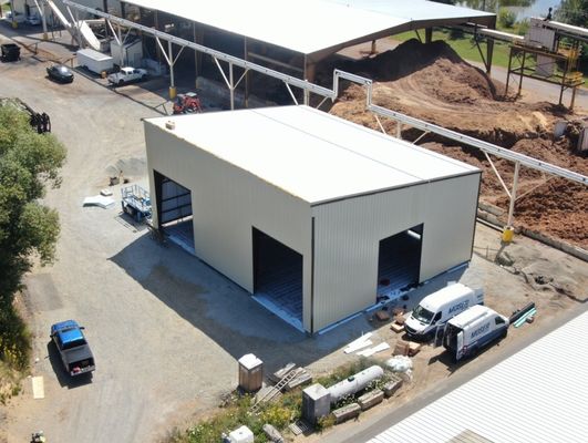 CE/ISO9001 Sertifikasi Gudang Kerangka Baja Galvanis untuk Bangunan Prefabrikasi