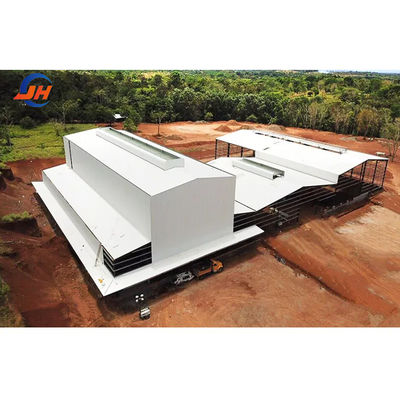 Q235 Q355B Struktur rangka baja logam Bahan bangunan prafabrikasi untuk bengkel