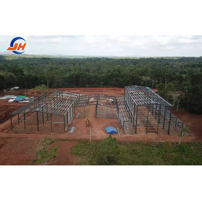Isolasi Panel Sandwich Dinding Atap Prefabrikasi Hall Bangunan Metal Warehouse Workshop