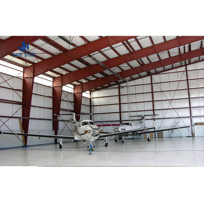 Hangar pesawat pesawat dengan bahan