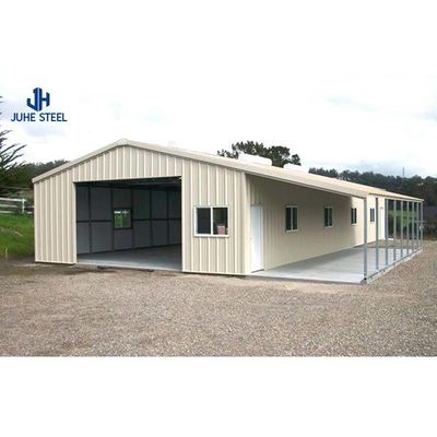 CE Prefab Sarang Kuda Bangunan pertanian logam dengan tempat tinggal