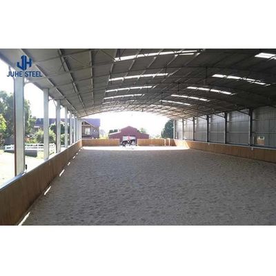 CE Prefab Sarang Kuda Bangunan pertanian logam dengan tempat tinggal