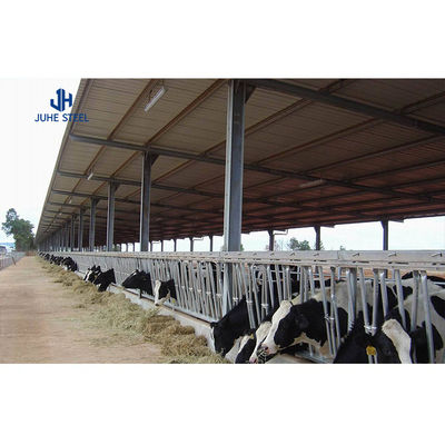 Low Carbon Q235/Q345 Metal Horse Sheds Prefab Metal Horse Barn