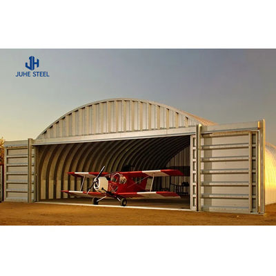 Q235B/Q345B Desain Bingkai Hangar Toko Baja Karbon Rendah untuk Konstruksi Bangunan Baja