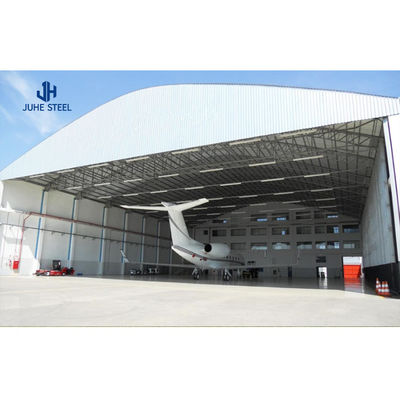 Q235B/Q345B Desain Bingkai Hangar Toko Baja Karbon Rendah untuk Konstruksi Bangunan Baja