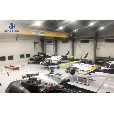 Struktur Baja Lukis Pesawat Hangar Gudang Ruang Kerangka Angkasa Pesawat Hangar Atap
