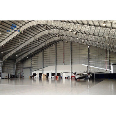 Struktur Baja Lukis Pesawat Hangar Gudang Ruang Kerangka Angkasa Pesawat Hangar Atap