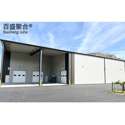 Farm Management Q235/Q345B Grade Prefab Metal Barn Homes Prefabricated Metal Barns Rumah-rumah yang dibuat dari logam