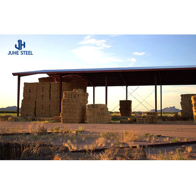 Farm Management Q235/Q345B Grade Prefab Metal Barn Homes Prefabricated Metal Barns Rumah-rumah yang dibuat dari logam