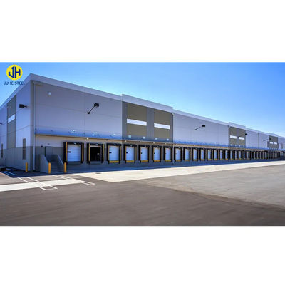 Aluminium Alloy Window Industrial Warehouse Workshop Desain dengan Gedung Penyimpanan Prefab