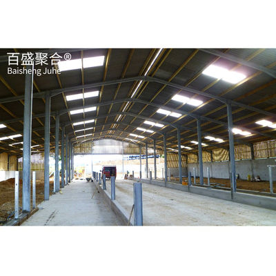 Struktur baja prefabrikasi untuk rumah unggas Desain industri di bangunan konstruksi