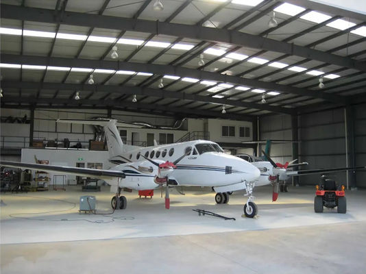 Solid H-bentuk Baja Balok Struktur Baja Modular Pesawat Hangar Gedung Gudang