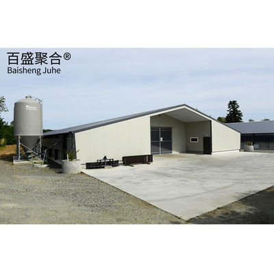 Aluminium Alloy Jendela Struktur Baja untuk Prefab Peternakan Ayam Kuda Stall