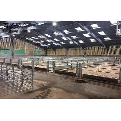 Aluminium Alloy Jendela Struktur Baja untuk Prefab Peternakan Ayam Kuda Stall