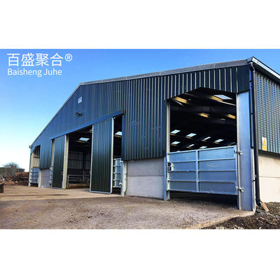 Struktur kisi rentang panjang Q235/Q345 Baja Karbon Rendah Struktur Baja Prefab