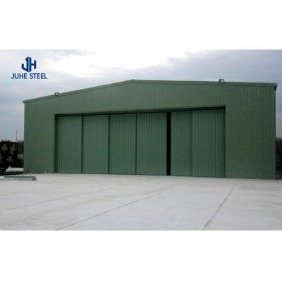 Q235B/Q345B Baja Karbon Rendah Kerangka Logam Ringan Prefabrikasi Konstruksi Hangar Pesawat