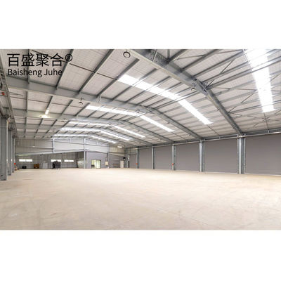 AiSi Standard Steel Prefab Workshop dengan Sliding Door Metal Space Frame Sell Design