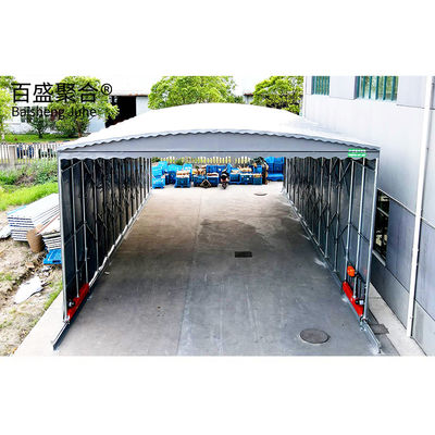 Outdoor Car Shed Pull One Push Up Instant Folding Canopy dengan Toleransi ± 1% Bahan Baja