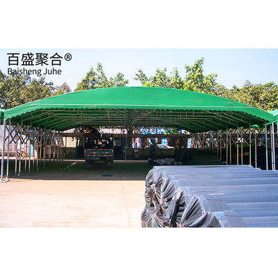 Outdoor Car Shed Pull One Push Up Instant Folding Canopy dengan Toleransi ± 1% Bahan Baja