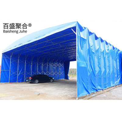 Tenda parkir air tahan air bergerak untuk ringan dan toleransi tinggi Garasi Carport Warehouse
