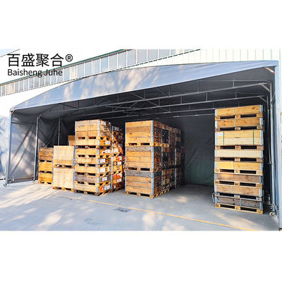 Tenda parkir air tahan air bergerak untuk ringan dan toleransi tinggi Garasi Carport Warehouse