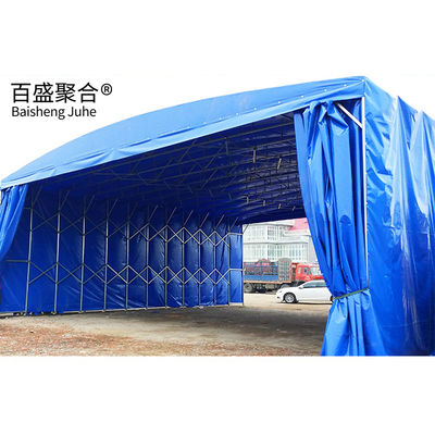 Tenda Canopy Lipat Luar Ruangan yang Dapat Ditarik Kembali dengan Ketahanan Dampak yang Kuat dan Ukuran Besar
