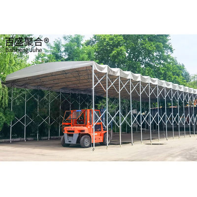 Tenda Canopy Lipat Luar Ruangan yang Dapat Ditarik Kembali dengan Ketahanan Dampak yang Kuat dan Ukuran Besar