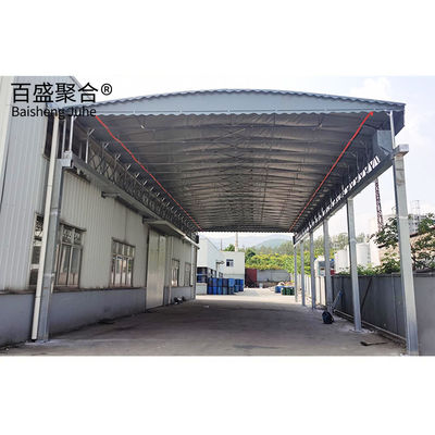 Customisable Light Movable Electric Sliding Shed Roof Hanging Tent untuk Saluran Seluler