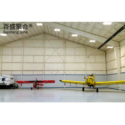 Bangunan Hangar Lokakarya Baja Karbon Rendah dengan Struktur Baja Prefab Multifungsi