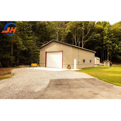 Prefab Custom Steel Structural Steel Frame Workshop untuk Carport besar dan Garasi Kit