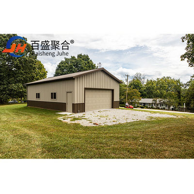 Prefab Custom Steel Structural Steel Frame Workshop untuk Carport besar dan Garasi Kit