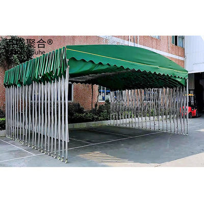 Carport Tunnel dan Garage Tent yang dapat disesuaikan dengan Desain Push Pull Retractable