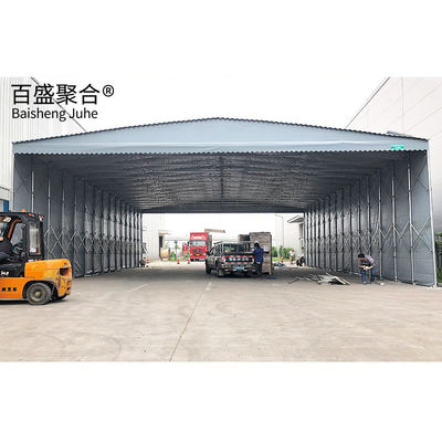 Carport Tunnel dan Garage Tent yang dapat disesuaikan dengan Desain Push Pull Retractable