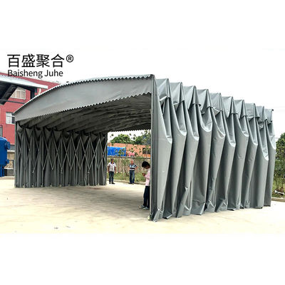 Carport Tunnel dan Garage Tent yang dapat disesuaikan dengan Desain Push Pull Retractable