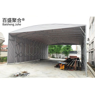 Carport Tunnel dan Garage Tent yang dapat disesuaikan dengan Desain Push Pull Retractable