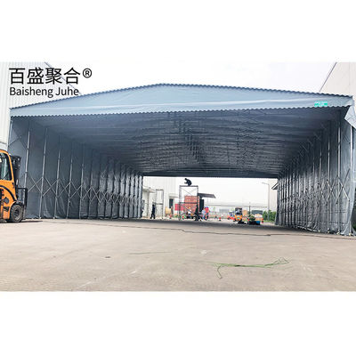 Dorong dan Tarik Garasi Lipat Carport Gudang Tenda Waterproof Tenda Parkir Pindah