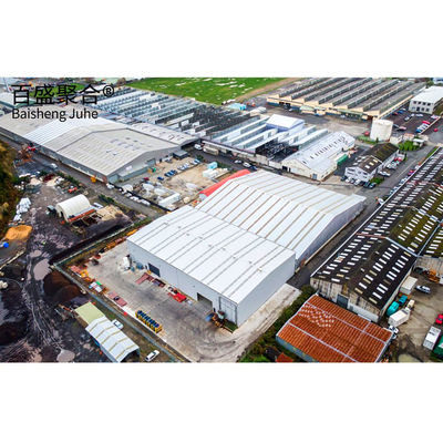 Direct Prefab Workshop Struktur rangka baja ringan untuk bangunan struktural modular