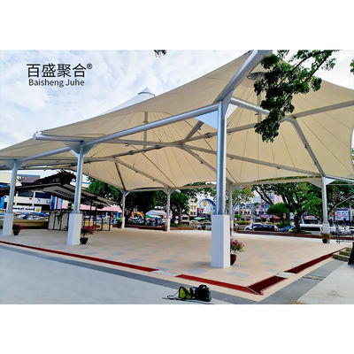 Sun Shade Arsitektur Membran Tarik 400/350N/5CM Kekuatan Tear