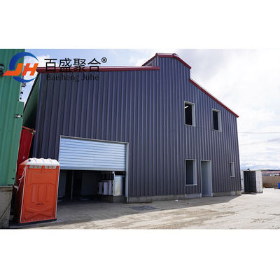 Q355 Q235B Bangunan Baja Prefabrikasi Gudang Logam Lokakarya Hangar Hall Self Storage