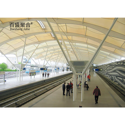 Kekuatan Tear W/F 400/350N/5CM Kain tenda Shade Shed Untuk kustomisasi lanskap