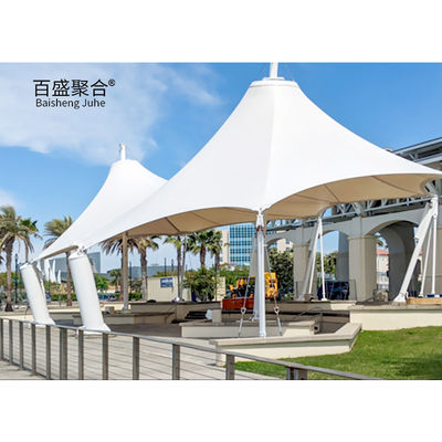 Kain Kaca Disesuaikan Membran Kerangka Baja Membran Struktur Tekanan Hangar Pesawat Canopy
