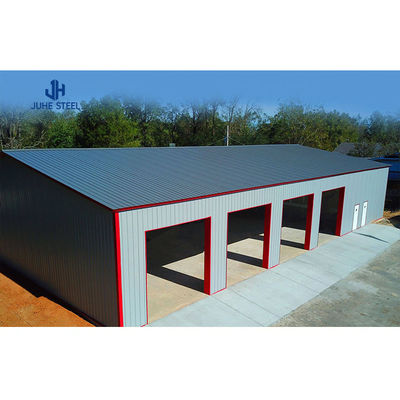 Toleransi Garasi / Shed Struktur Baja Ringan Prefab ± 1% untuk Solusi Parkir Sempurna