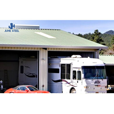 Toleransi Garasi / Shed Struktur Baja Ringan Prefab ± 1% untuk Solusi Parkir Sempurna