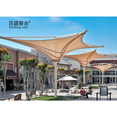 PTFE Arsitektur Kain Tenda Shade Shed Struktur Membran Tensile Untuk Lanskap