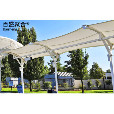 PTFE Arsitektur Kain Tenda Shade Shed Struktur Membran Tensile Untuk Lanskap