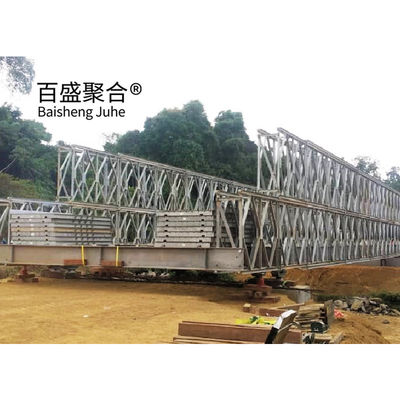 Jembatan pejalan kaki baja HD200 Jembatan untuk jalur ganda Lebar 7,35m