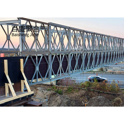 Jembatan Bailey dengan Toleransi ± 1% dan Q355/Grade 350/ASTM A992